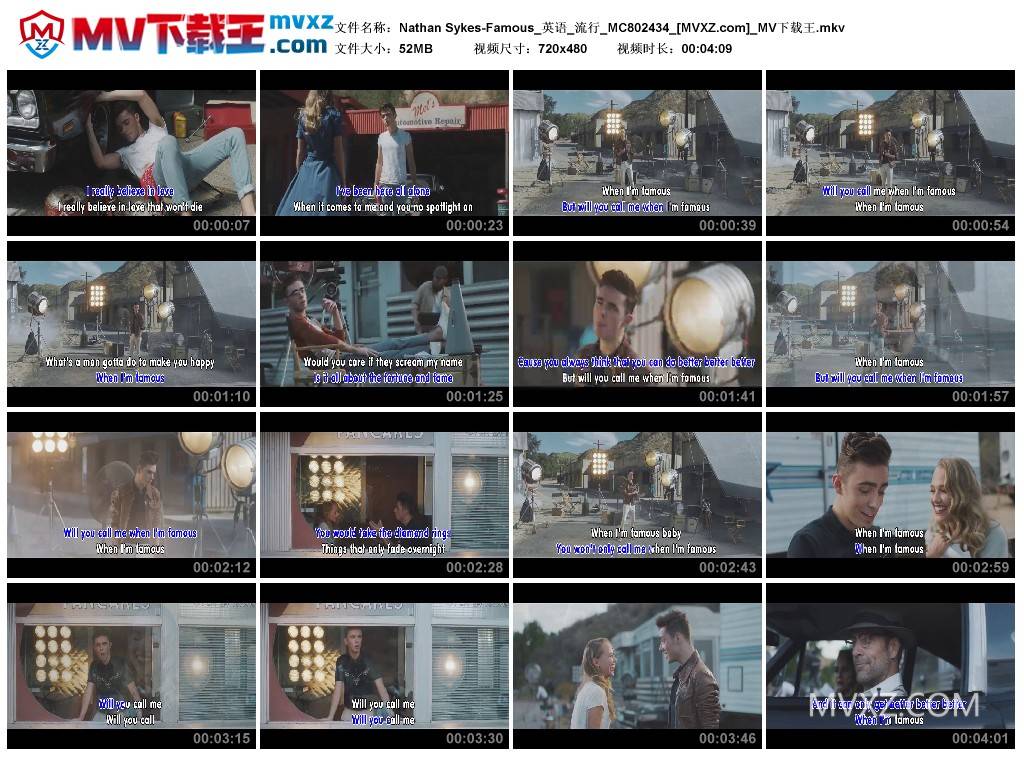 Nathan Sykes-Famous_英语_流行_MC802434